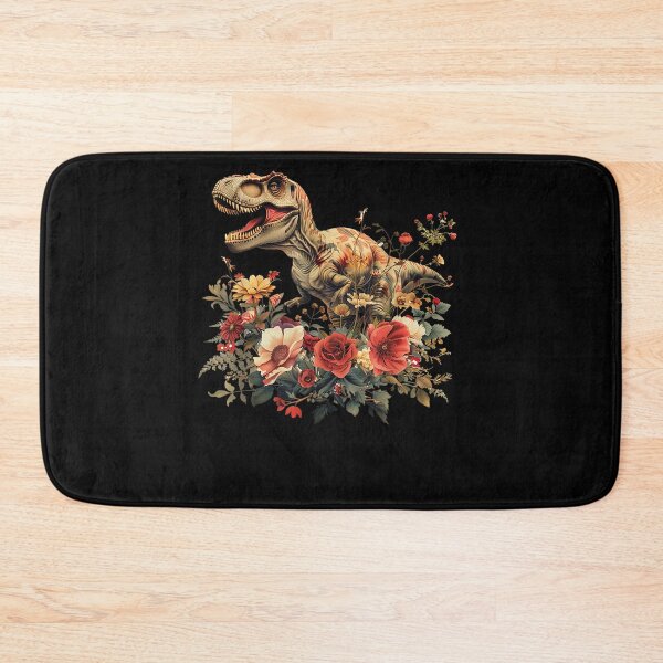 Item preview, Dinosaur Dino Trex Floral Flower Graphic designed and sold by markbauch.