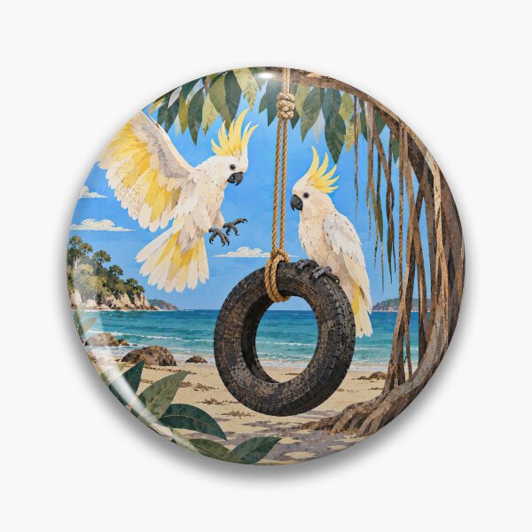 Item preview, Swinging Cockatoos designed and sold by LittleDreamsCo.