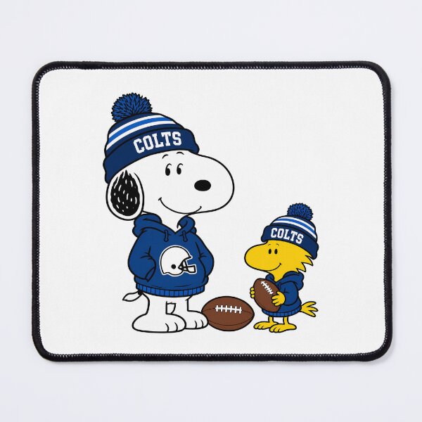 Item preview, Snoopy & Woodstock Indianapolis Colts Football Retro F241 designed and sold by GLUVY-THEME.