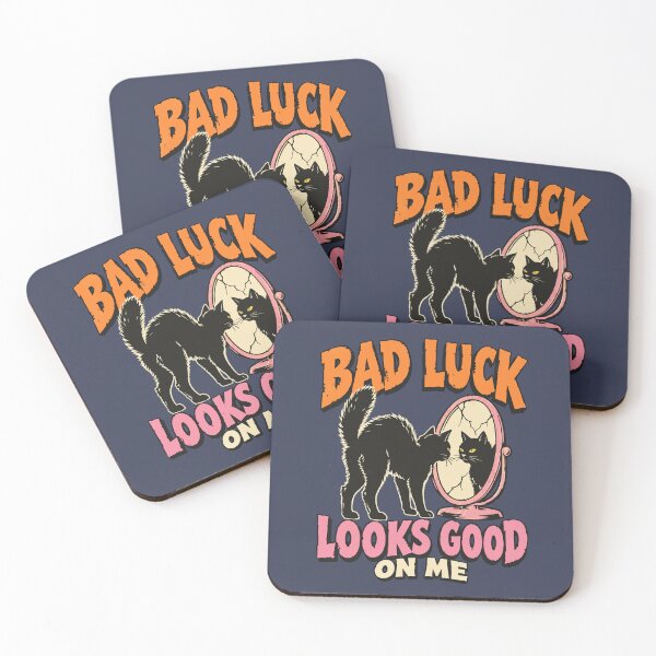 Item preview, Bad Luck Looks Good on Me Black Cat designed and sold by pixiedustpaint.