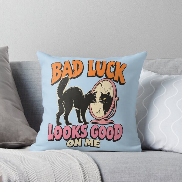 Item preview, Bad Luck Looks Good on Me Black Cat designed and sold by pixiedustpaint.