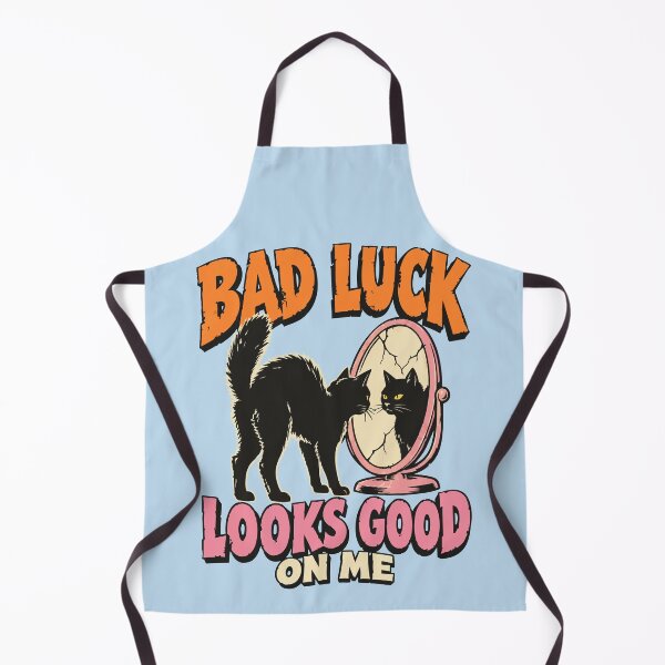 Item preview, Bad Luck Looks Good on Me Black Cat designed and sold by pixiedustpaint.