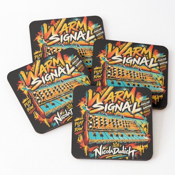 Item preview, Warm Signal – Analog Synthesizer Graffiti Art designed and sold by NicolaDudich.