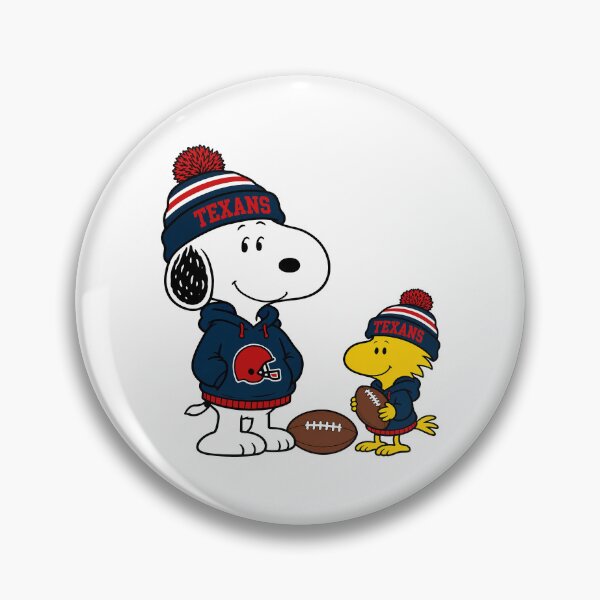 Item preview, Snoopy & Woodstock Houston Texans Football Retro F242 designed and sold by GLUVY-THEME.