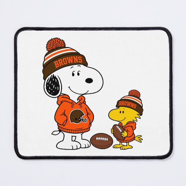 Item preview, Snoopy & Woodstock Cleveland Browns Football Retro F243 designed and sold by GLUVY-THEME.