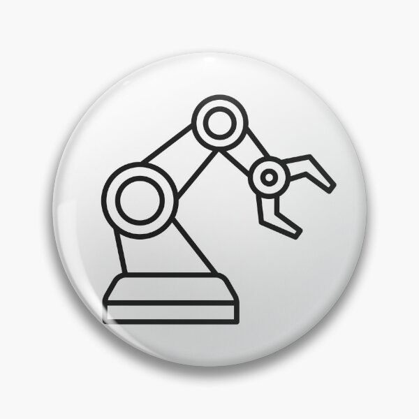 Item preview, Robotic Arm Line Icon designed and sold by VectorForge Studio.