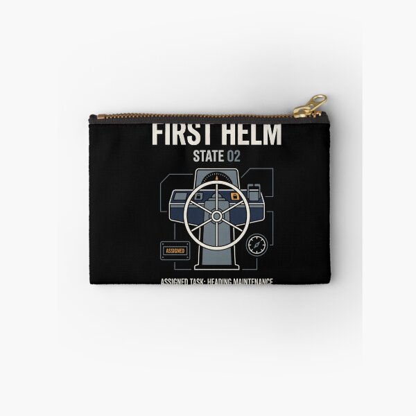 Item preview, First Helm Heading Maintenance Boat Captain Sailing Graphic designed and sold by SplashTastic.