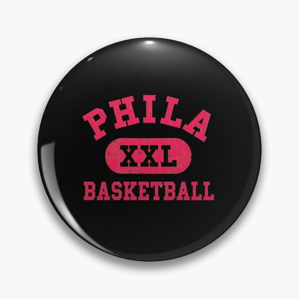 Item preview, PHILA XXL BASKETBALL Distressed Retro Varsity Red designed and sold by DeborahDonal.