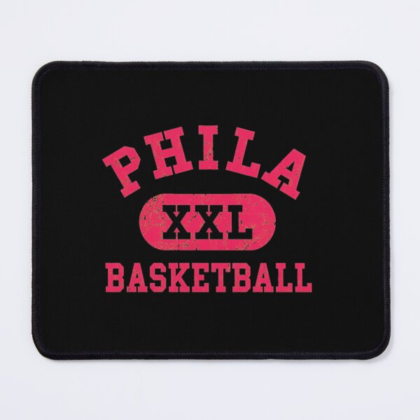 Item preview, PHILA XXL BASKETBALL Distressed Retro Varsity Red designed and sold by DeborahDonal.