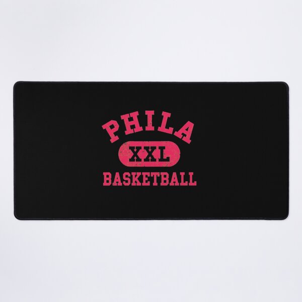 Item preview, PHILA XXL BASKETBALL Distressed Retro Varsity Red designed and sold by DeborahDonal.