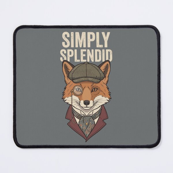 Item preview, Simply Splendid Gentleman Fox Monocle Vintage Art designed and sold by Amir Faysal.