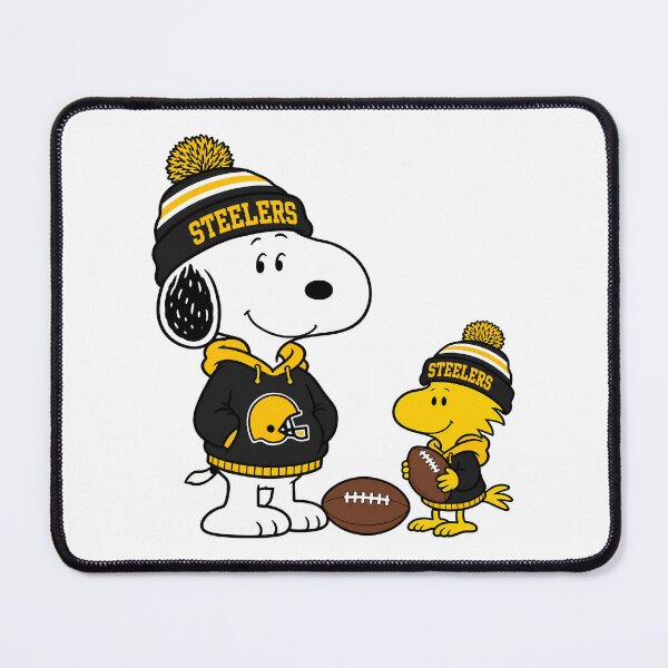 Item preview, Snoopy & Woodstock Pittsburgh Steelers Football Retro F244 designed and sold by GLUVY-THEME.