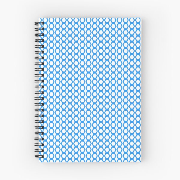 Item preview, Hexagon Pattern Blue White designed and sold by ArtbyDebbieC.