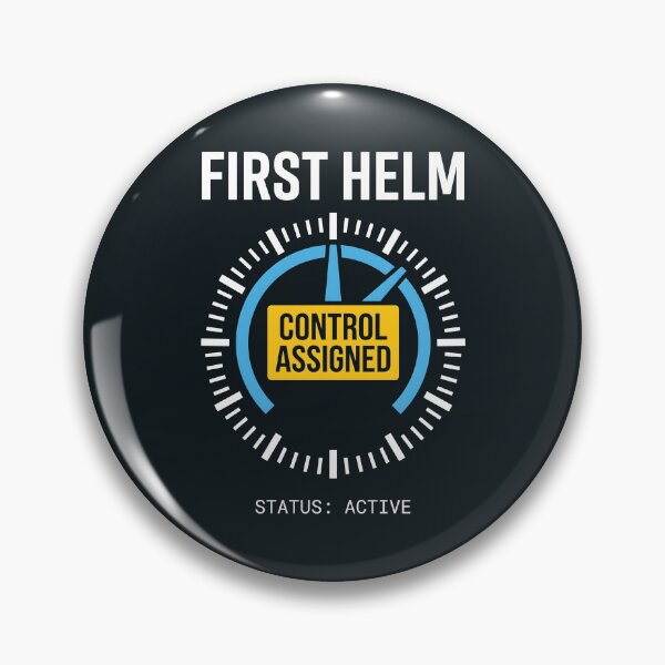 Item preview, First Helm Control Assigned Technical Sailor Gauge Graphic designed and sold by SplashTastic.