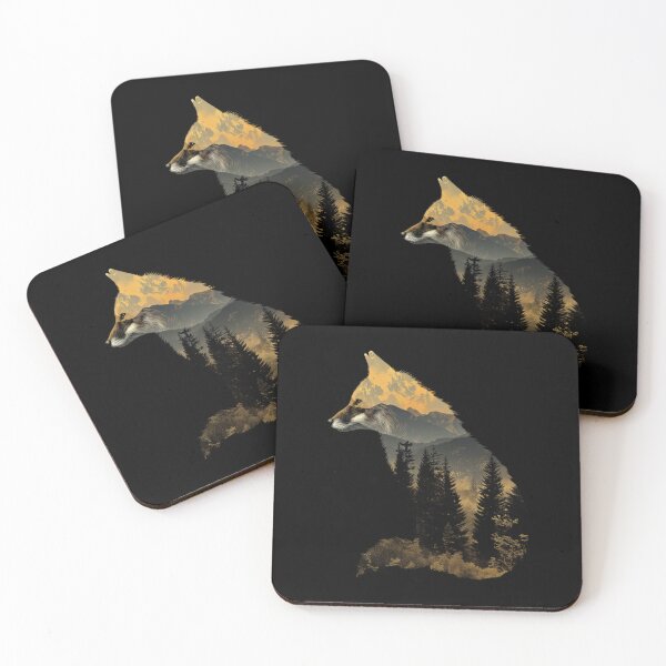 Artikelvorschau, Fox Forest Nature Lover Mountains Hiking Camping Bushcraft entworfen und verkauft von markbauch.
