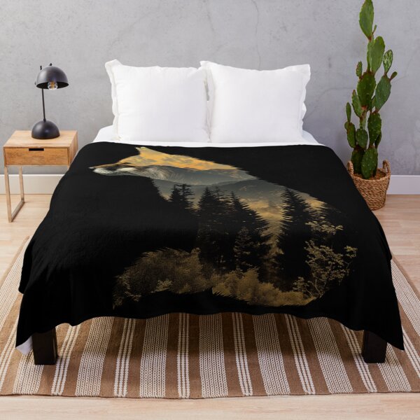 Item preview, Fox Forest Nature Lover Mountains Hiking Camping Bushcraft designed and sold by markbauch.