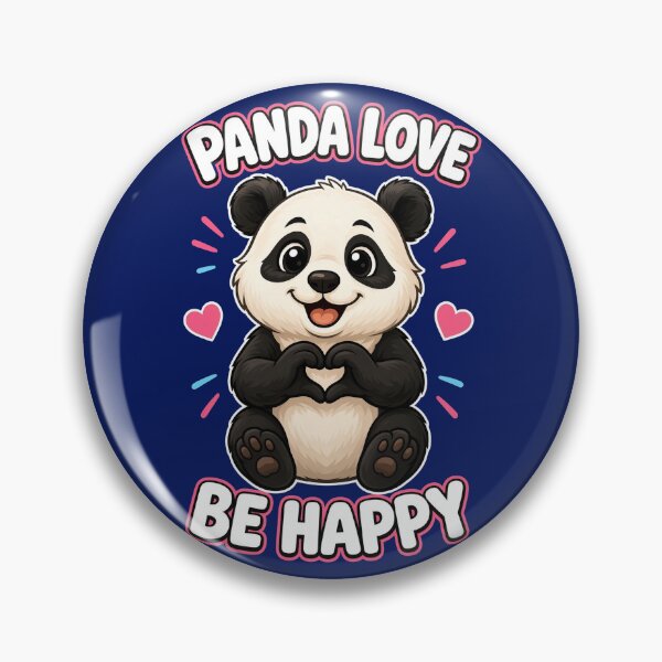 Item preview, Panda Love Be Happy designed and sold by kimchen15.