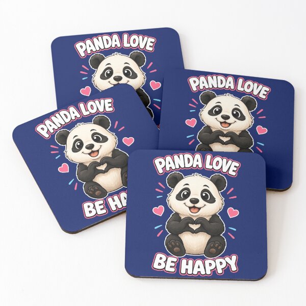 Artikelvorschau, Panda-Liebe sei glücklich entworfen und verkauft von kimchen15.