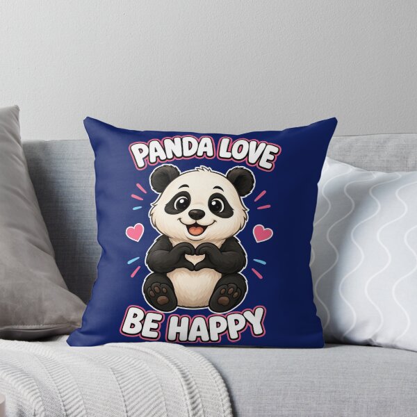 Item preview, Panda Love Be Happy designed and sold by kimchen15.
