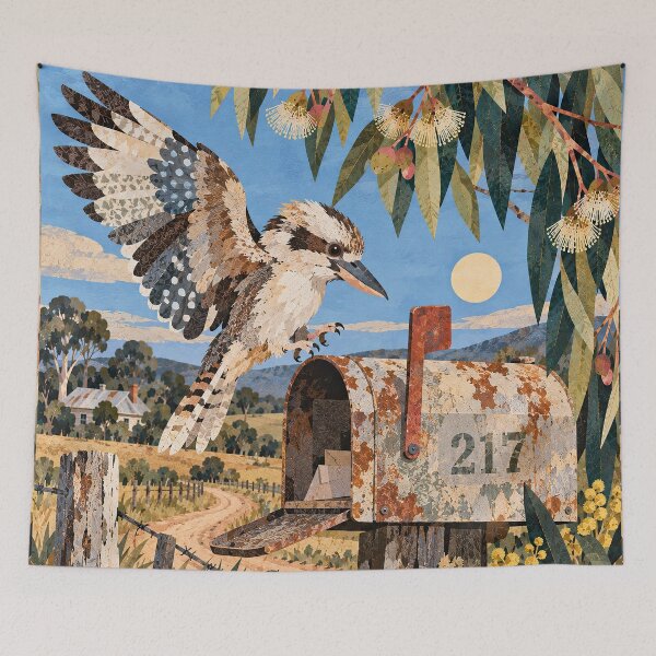 Item preview, Kookaburra Goes Postal designed and sold by LittleDreamsCo.