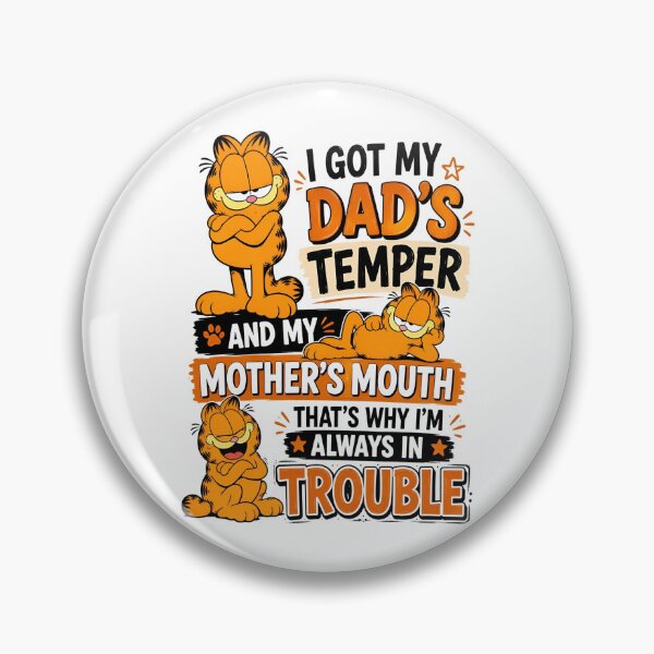 Item preview, I Got My Dad's Temper And My Mother's Mouth That's Why I'm Always  In Trouble Funny Quotes and Sayings designed and sold by Matt_Smith.