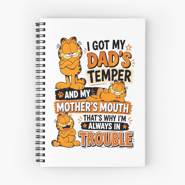Item preview, I Got My Dad's Temper And My Mother's Mouth That's Why I'm Always  In Trouble Funny Quotes and Sayings designed and sold by Matt_Smith.