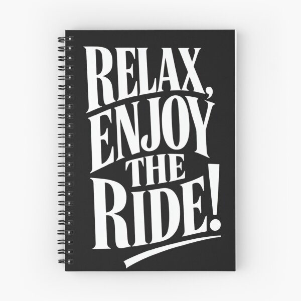 Item preview, Relax, Enjoy the Ride! — Bold Typography Statement designed and sold by VibeTherapyArt.