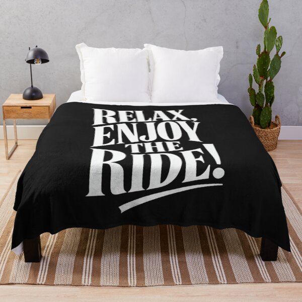 Item preview, Relax, Enjoy the Ride! — Bold Typography Statement designed and sold by VibeTherapyArt.