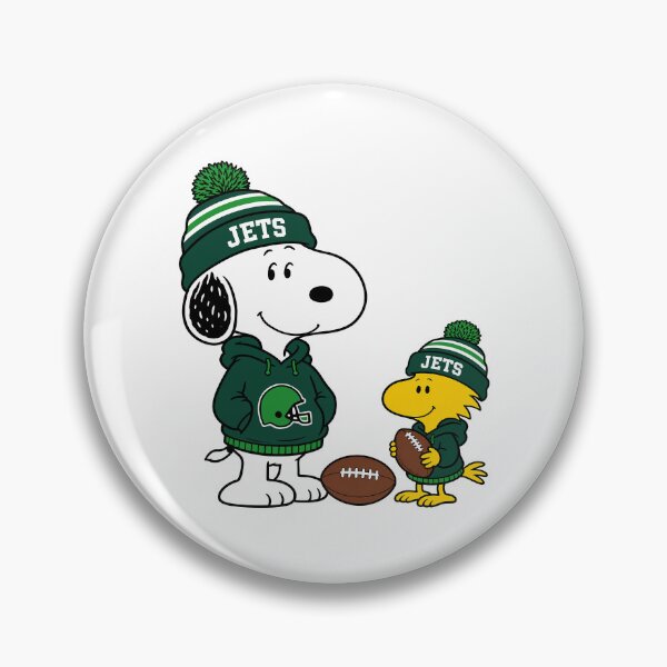 Item preview, Snoopy & Woodstock New York Jets Football Retro F246 designed and sold by GLUVY-THEME.