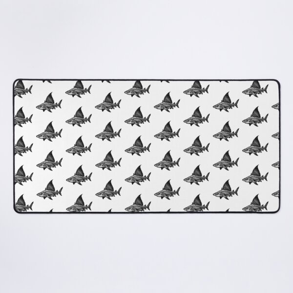Item preview, Vintage Woodcut Sailfin Roughshark Illustration designed and sold by DuckOddity.