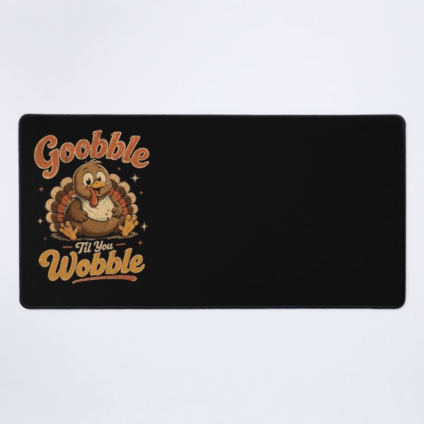 Item preview, Goobble Til You Wobble / Happy Thanksgiving designed and sold by TheEndDesign.