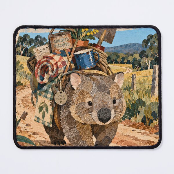 Item preview, Wombat On Tour designed and sold by LittleDreamsCo.