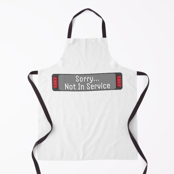 Item preview, Sorry... Not In Service Retro Bus Sign  designed and sold by NatMadCow Designs.