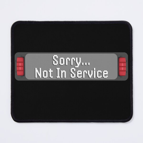 Item preview, Sorry... Not In Service Retro Bus Sign designed and sold by NatMadCow Designs.