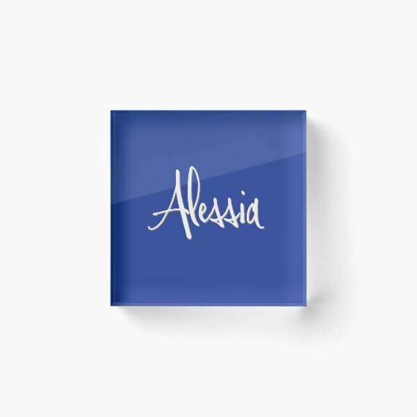 Item preview, ALESSIA personalized type design designed and sold by CharlottePlaceArt.