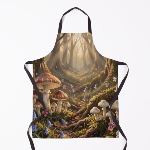 Item preview, Enchanted Mushroom Forest Fairycore Fantasy Nature Art designed and sold by cr6zym1nd.