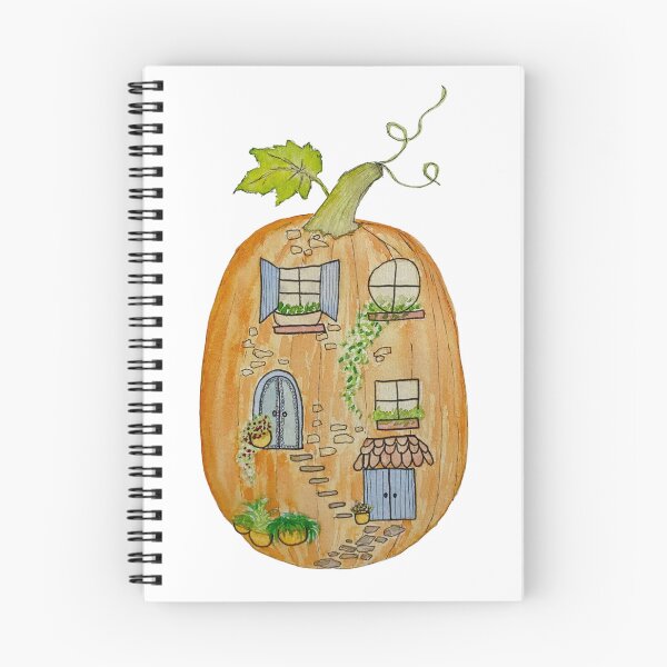 Item preview, Watercolour Pumpkin House designed and sold by art-by-natarsha.