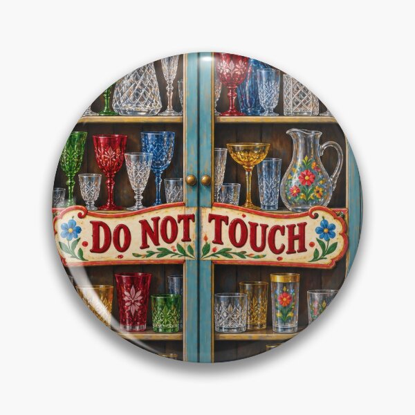 Item preview, Do Not Touch Painted Balkan Household Humor designed and sold by OfficialBalkan.