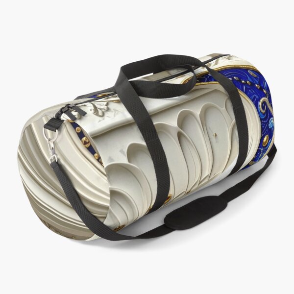 Item preview, Ornate White Porcelain and Royal Blue Spiral designed and sold by Vicky Brago-Mitchell®.