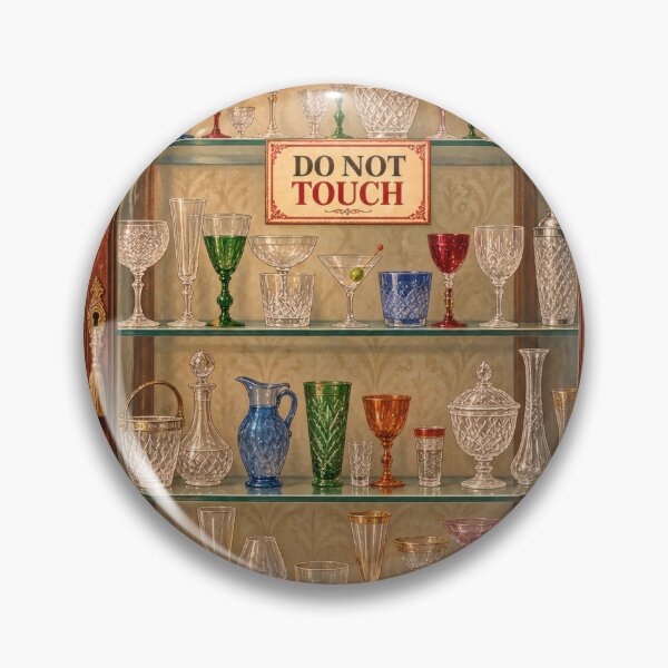 Item preview, Do Not Touch Postcard Balkan Household Humor designed and sold by OfficialBalkan.