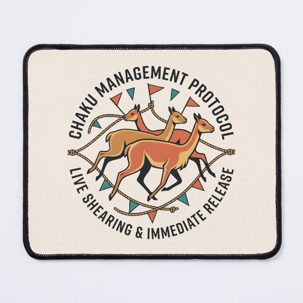 Item preview, Chaku Management Protocol Vicuna Andean Wildlife Badge Graphic designed and sold by SplashTastic.