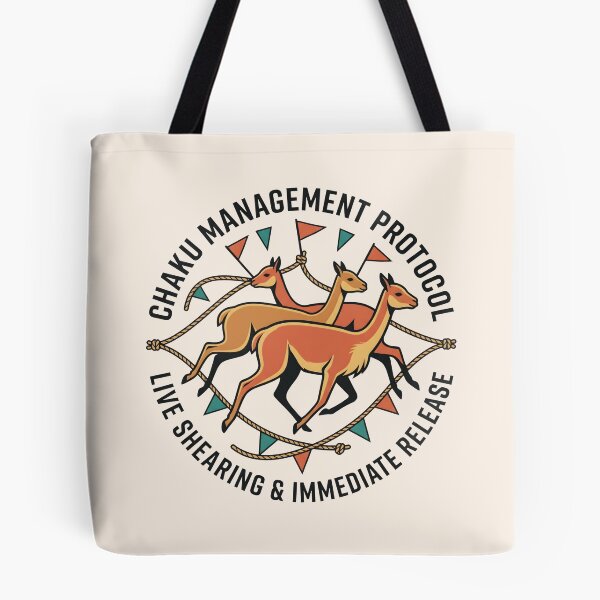 Item preview, Chaku Management Protocol Vicuna Andean Wildlife Badge Graphic designed and sold by SplashTastic.