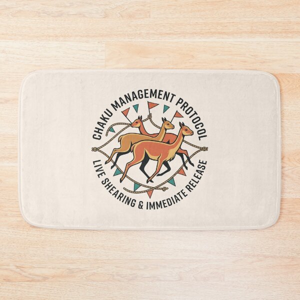 Item preview, Chaku Management Protocol Vicuna Andean Wildlife Badge Graphic designed and sold by SplashTastic.