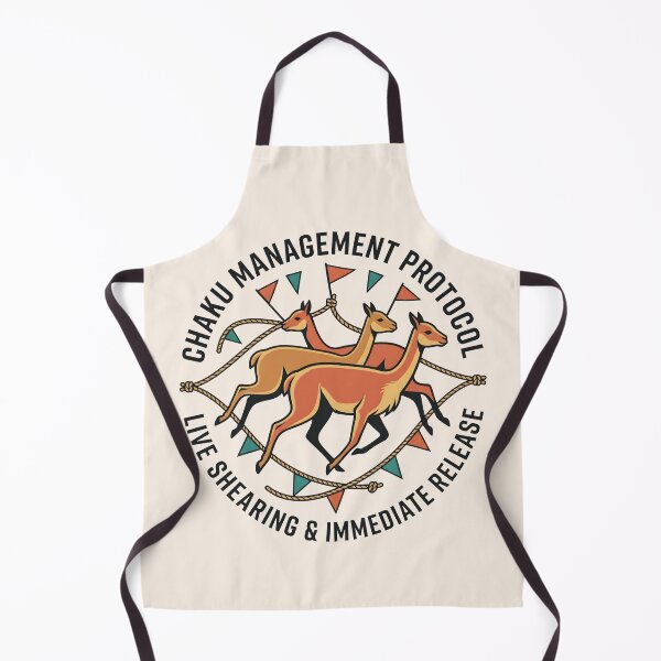 Item preview, Chaku Management Protocol Vicuna Andean Wildlife Badge Graphic designed and sold by SplashTastic.
