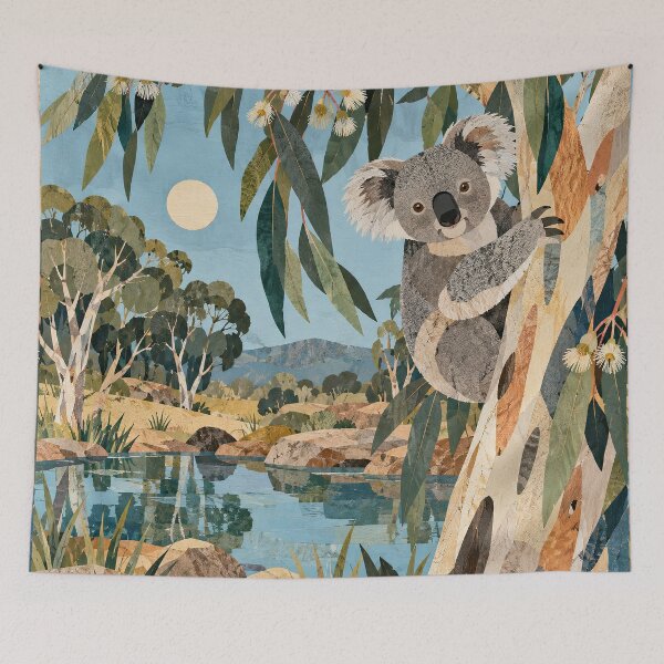 Item preview, Koala by the Waterhole designed and sold by LittleDreamsCo.