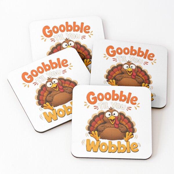 Item preview, Goobble Til You Wobble / Happy Thanksgiving   designed and sold by TheEndDesign.