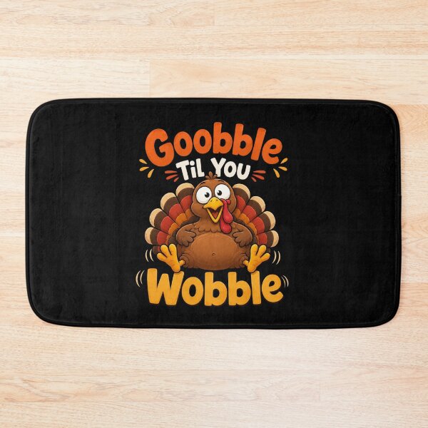 Item preview, Goobble Til You Wobble / Happy Thanksgiving   designed and sold by TheEndDesign.