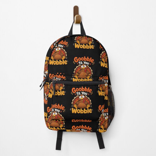 Item preview, Goobble Til You Wobble / Happy Thanksgiving designed and sold by TheEndDesign.