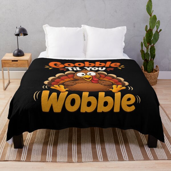 Item preview, Goobble Til You Wobble / Happy Thanksgiving   designed and sold by TheEndDesign.