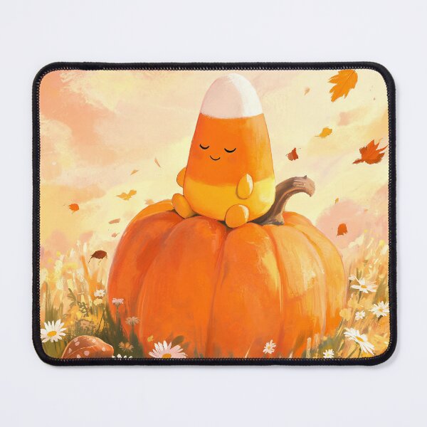 Item preview, Cozy Kawaii Candy Corn Pumpkin Autumn Character designed and sold by cr6zym1nd.